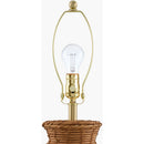Modern European furniture - Painted Rattan Accent Table Lamp - www.oroatrade.com