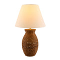 Modern European furniture - Painted Rattan Accent Table Lamp - www.oroatrade.com