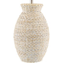Modern European furniture - Painted Rattan Accent Table Lamp - www.oroatrade.com