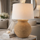 Modern European furniture - Natural Rattan Base Table Lamp - www.oroatrade.com