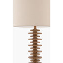 Contract furniture - Beige Stacked Base Floor Lamp - www.oroatrade.com
