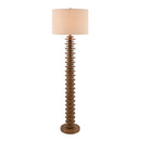 Contract furniture - Beige Stacked Base Floor Lamp - www.oroatrade.com