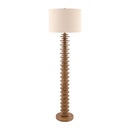 Contract furniture - Beige Stacked Base Floor Lamp - www.oroatrade.com