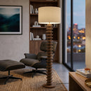 Contract furniture - Beige Stacked Base Floor Lamp - www.oroatrade.com