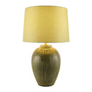 Hospitality furniture - Hand-painted Green Ceramic Table Lamp - www.oroatrade.com