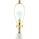 Contract furniture - White Ceramic Table Lamp - www.oroatrade.com