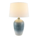 Modern European furniture - Two-Toned  Blue Ceramic Table Lamp - www.oroatrade.com