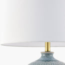 Modern European furniture - Two-Toned  Blue Ceramic Table Lamp - www.oroatrade.com