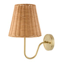 Contract furniture - Rattan Shade Wall Lamp - www.oroatrade.com