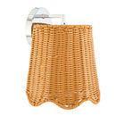 Contract furniture - Scalloped Rattan Shade Wall Lamp - www.oroatrade.com