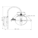 Contract furniture - Brown Rattan Shade Wall Lamp - www.oroatrade.com