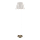 Contract furniture - White Scalloped Linen Floor Lamp - www.oroatrade.com
