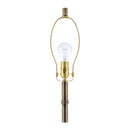 Contract furniture - White Scalloped Linen Floor Lamp - www.oroatrade.com