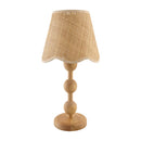 Contract furniture - Seagrass Shade Rubberwood Table Lamp - www.oroatrade.com