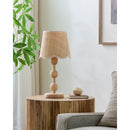 Contract furniture - Seagrass Shade Rubberwood Table Lamp - www.oroatrade.com