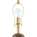 Hospitality furniture - Brushed Marble Linen Table Lamp - www.oroatrade.com