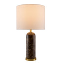 Hospitality furniture - Brushed Marble Linen Table Lamp - www.oroatrade.com