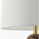 Hospitality furniture - Brushed Marble Linen Table Lamp - www.oroatrade.com