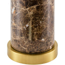 Hospitality furniture - Brushed Marble Linen Table Lamp - www.oroatrade.com