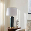 Hospitality furniture - Brushed Marble Linen Table Lamp - www.oroatrade.com