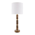 Hospitality furniture - Stacked Marble Tube Table Lamp - www.oroatrade.com