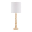 Hospitality furniture - Stacked Marble Tube Table Lamp - www.oroatrade.com