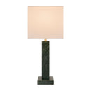 Hospitality furniture - Square Brush Marble Table Lamp - www.oroatrade.com