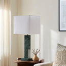 Hospitality furniture - Square Brush Marble Table Lamp - www.oroatrade.com