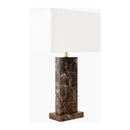 Hospitality furniture - Rectangular Brushed Marble Table Lamp - www.oroatrade.com