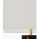 Hospitality furniture - Rectangular Brushed Marble Table Lamp - www.oroatrade.com