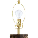Hospitality furniture - Rectangular Brushed Marble Table Lamp - www.oroatrade.com
