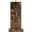 Hospitality furniture - Rectangular Brushed Marble Table Lamp - www.oroatrade.com