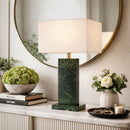 Hospitality furniture - Rectangular Brushed Marble Table Lamp - www.oroatrade.com