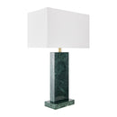 Hospitality furniture - Rectangular Brushed Marble Table Lamp - www.oroatrade.com