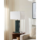 Hospitality furniture - Rectangular Brushed Marble Table Lamp - www.oroatrade.com