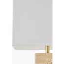Hospitality furniture - Rectangular Brushed Marble Table Lamp - www.oroatrade.com