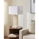 Hospitality furniture - Rectangular Brushed Marble Table Lamp - www.oroatrade.com