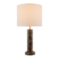 Hospitality furniture - Brushed Marble Tube Table Lamp - www.oroatrade.com