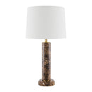 Hospitality furniture - Brushed Marble Tube Table Lamp - www.oroatrade.com