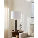 Hospitality furniture - Brushed Marble Tube Table Lamp - www.oroatrade.com