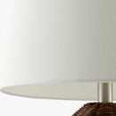 Contract furniture - Painted Brown Rattan Table Lamp - www.oroatrade.com