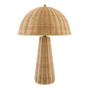 Contract furniture - Dome Rattan Accent Table Lamp - www.oroatrade.com