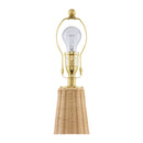 Contract furniture - Dome Rattan Accent Table Lamp - www.oroatrade.com