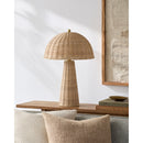 Contract furniture - Dome Rattan Accent Table Lamp - www.oroatrade.com