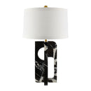 Hospitality furniture - Geometrical Black Marble Table Lamp - www.oroatrade.com