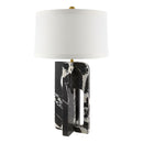 Hospitality furniture - Geometrical Black Marble Table Lamp - www.oroatrade.com
