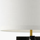 Hospitality furniture - Geometrical Black Marble Table Lamp - www.oroatrade.com