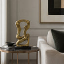 Modern European furniture - Antiqued Iron Decorative Sculpture - www.oroatrade.com