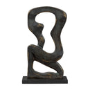 Modern European furniture - Antiqued Iron Decorative Sculpture - www.oroatrade.com