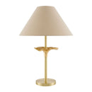 Contract furniture - Beige Linen Empire Table Lamp - www.oroatrade.com